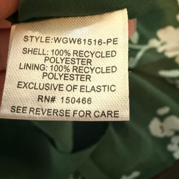 41 Hawthorn Green and White Floral Mini Dress with Puff Sleeves NWT - Picture 10 of 11